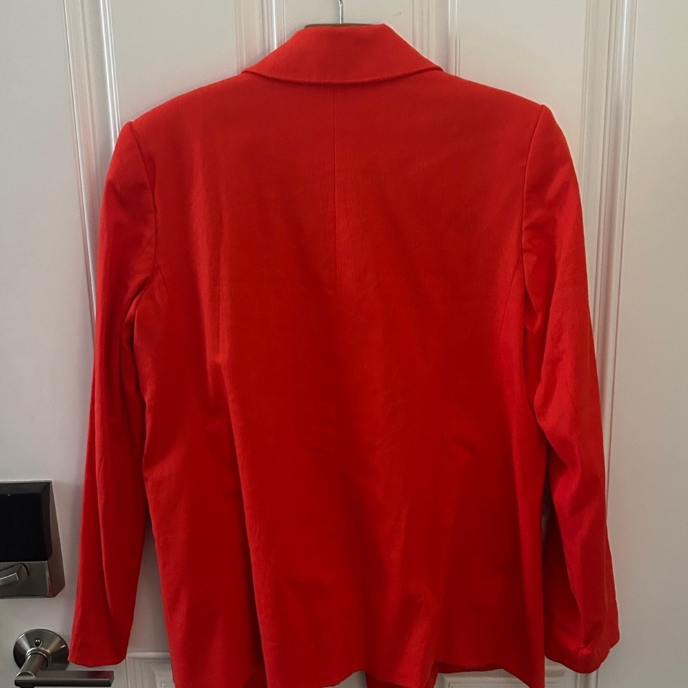 Banana Republic Vibrant Red Linen Blazer - Picture 11 of 11